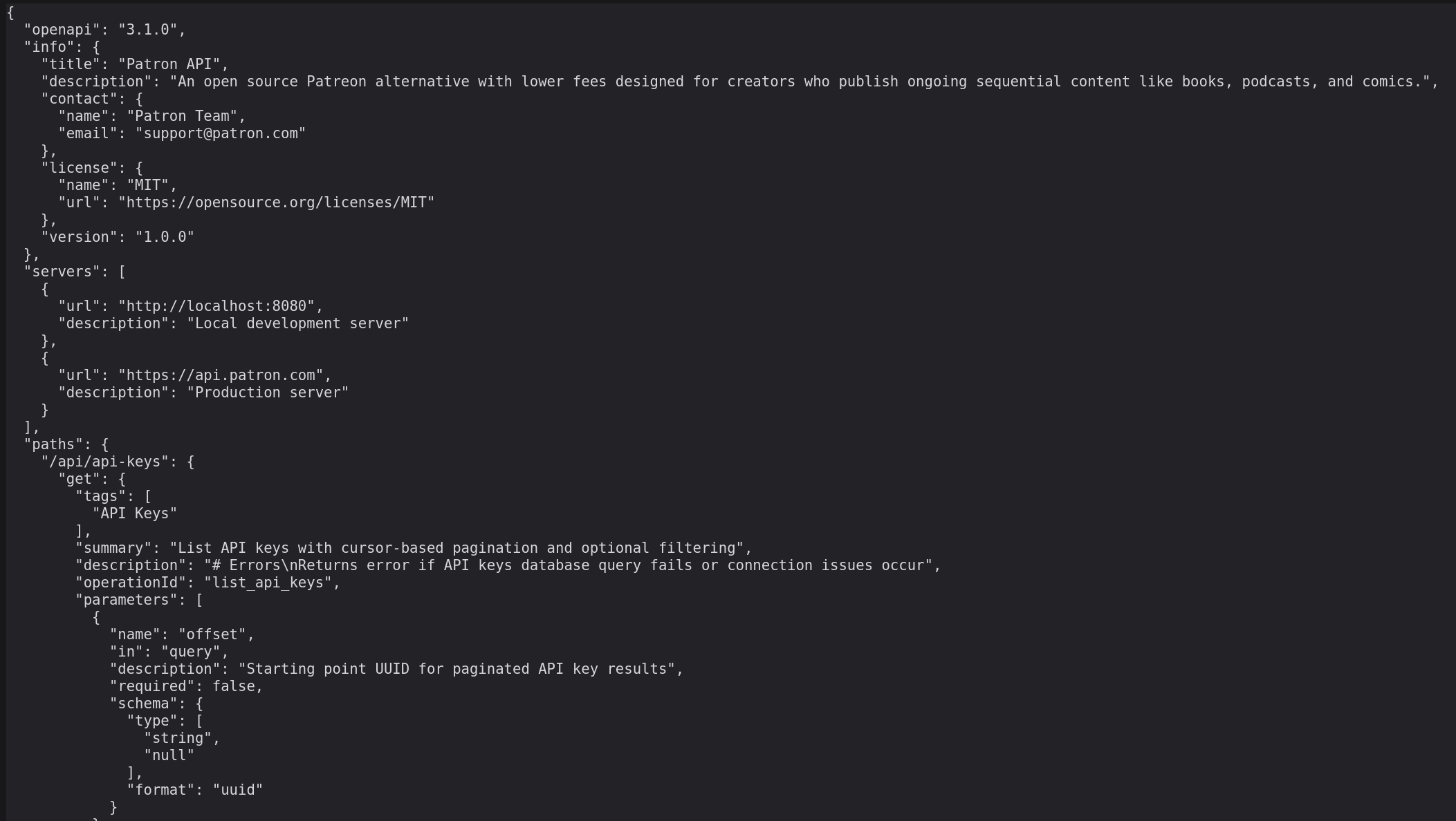 OpenAPI Specification